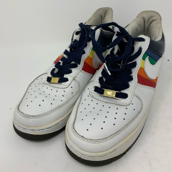 nike rainbow colored shoes mens